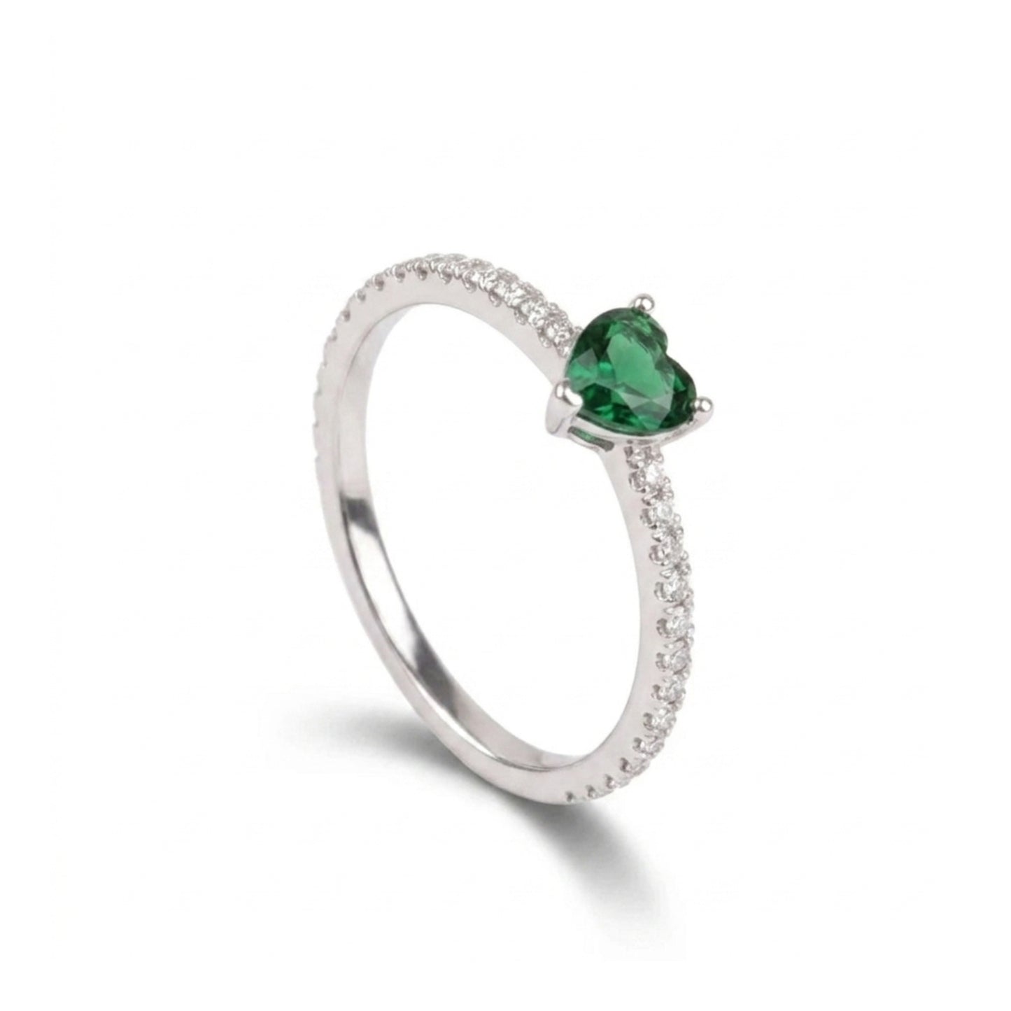 Anillo Cuore Verde