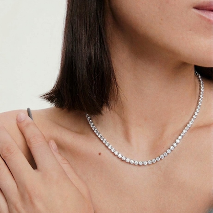 Collar Tennis Bianco