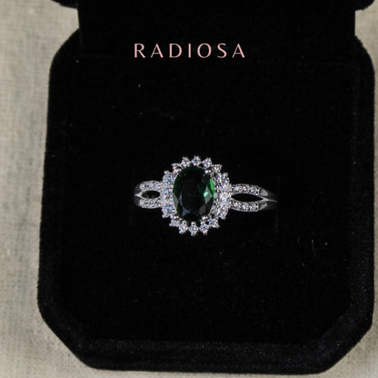 Anillo Esmeralda Royal en Plata 925