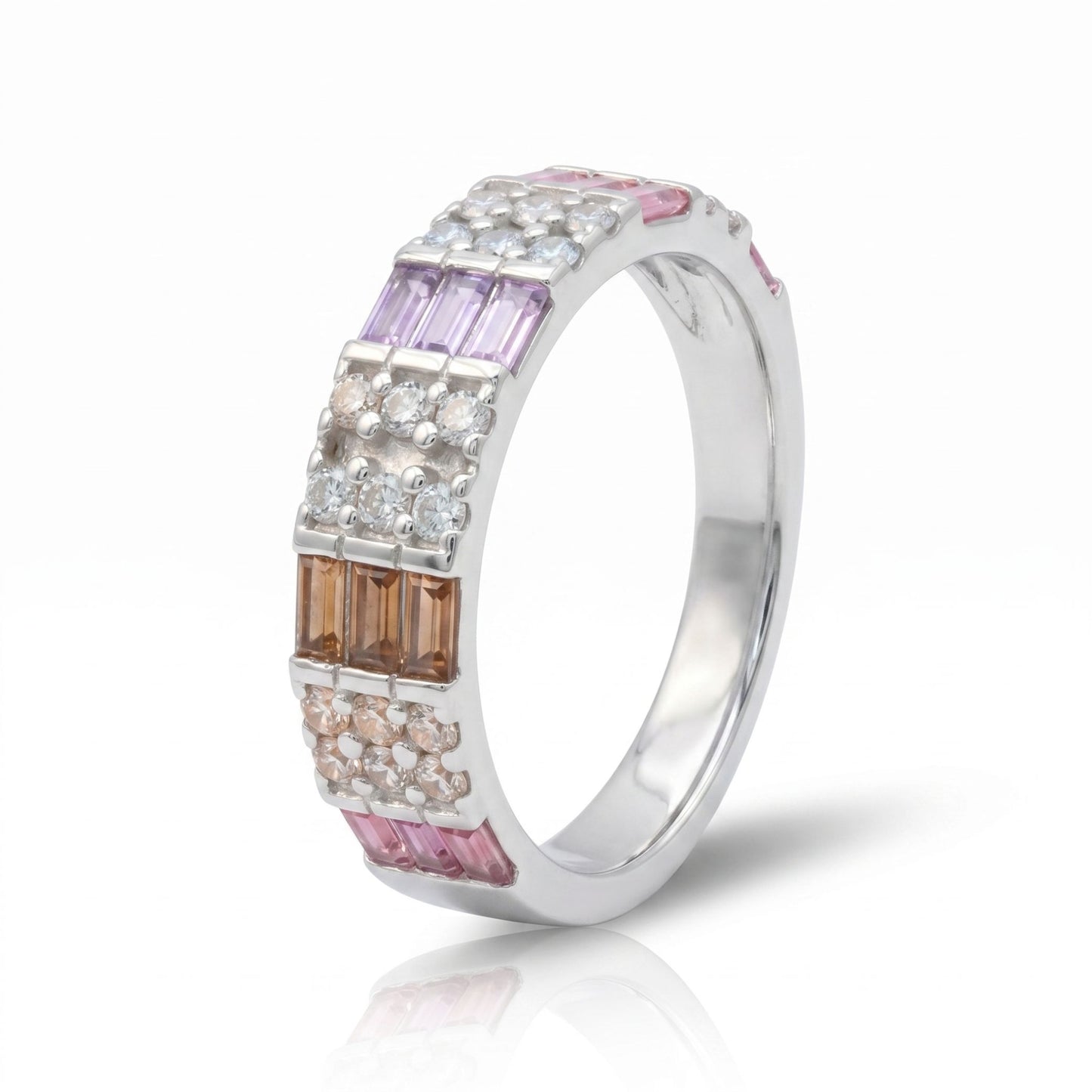 Anillo Baguette Multicolor