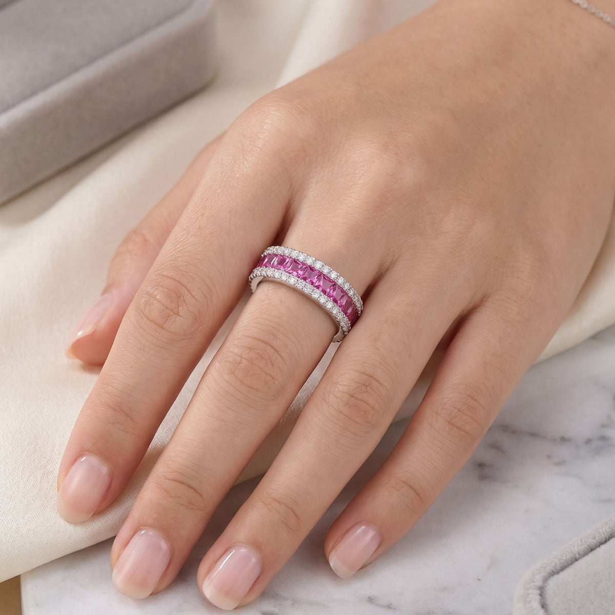 Anillo Rosa Vivo