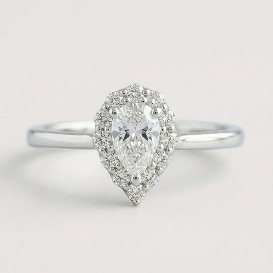 Anillo Lacrima Plata 925